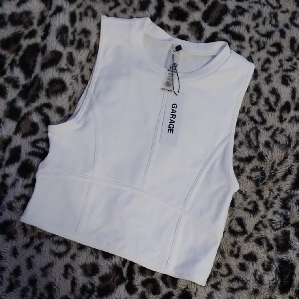 Garage Crop Tank Top